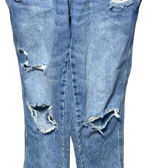 90’s Distressed Overalls XS Denim - Picture 4 of 12